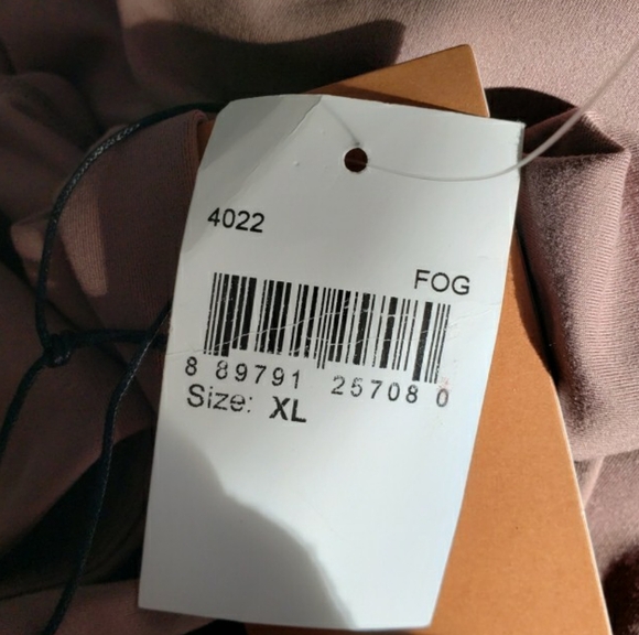 Girlfriend Collective Leggings Fog Taupe Sz XL - Picture 5 of 6